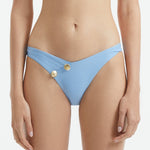 Aeron Baby Blue Mid Coverage Bikini Bottom | Moeva | Bikini Bottom | Each week unveils new pieces—luxury swimwear, fluid resort silhouettes, and elevated summer-to-evening essentials designed to carry you from coastal escapes to city nights.