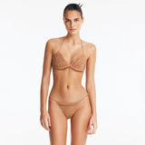 Nash Bronze Triangle Bikini Top | Moeva | Bikini Top | Each week unveils new pieces—luxury swimwear, fluid resort silhouettes, and elevated summer-to-evening essentials designed to carry you from coastal escapes to city nights.