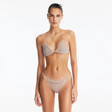 Nash Silver Triangle Mid Coverage Bikini Set | Moeva | Bikini Set | Each week unveils new pieces—luxury swimwear, fluid resort silhouettes, and elevated summer-to-evening essentials designed to carry you from coastal escapes to city nights.