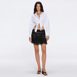 Nice Black Crochet Detail Mini Skirt | Moeva | Skirts | Each week unveils new pieces—luxury swimwear, fluid resort silhouettes, and elevated summer-to-evening essentials designed to carry you from coastal escapes to city nights.