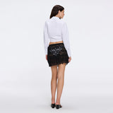 Nice Black Crochet Detail Mini Skirt | Moeva | Skirts | Each week unveils new pieces—luxury swimwear, fluid resort silhouettes, and elevated summer-to-evening essentials designed to carry you from coastal escapes to city nights.
