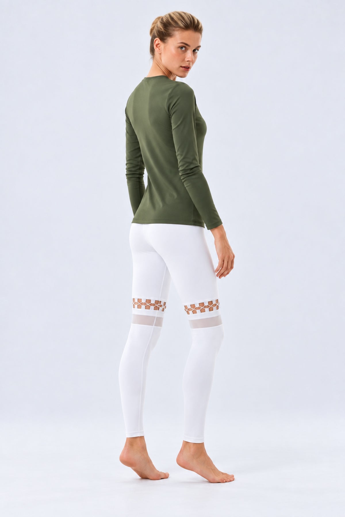 Orla White Leggings