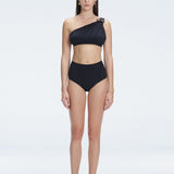 Romina High Waist Solid Bikini Bottom | Moeva | Bikini Bottom | Each week unveils new pieces—luxury swimwear, fluid resort silhouettes, and elevated summer-to-evening essentials designed to carry you from coastal escapes to city nights.
