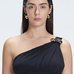 Romina One Shoulder Solid Bikini Top | Moeva | Bikini Top | Each week unveils new pieces—luxury swimwear, fluid resort silhouettes, and elevated summer-to-evening essentials designed to carry you from coastal escapes to city nights.