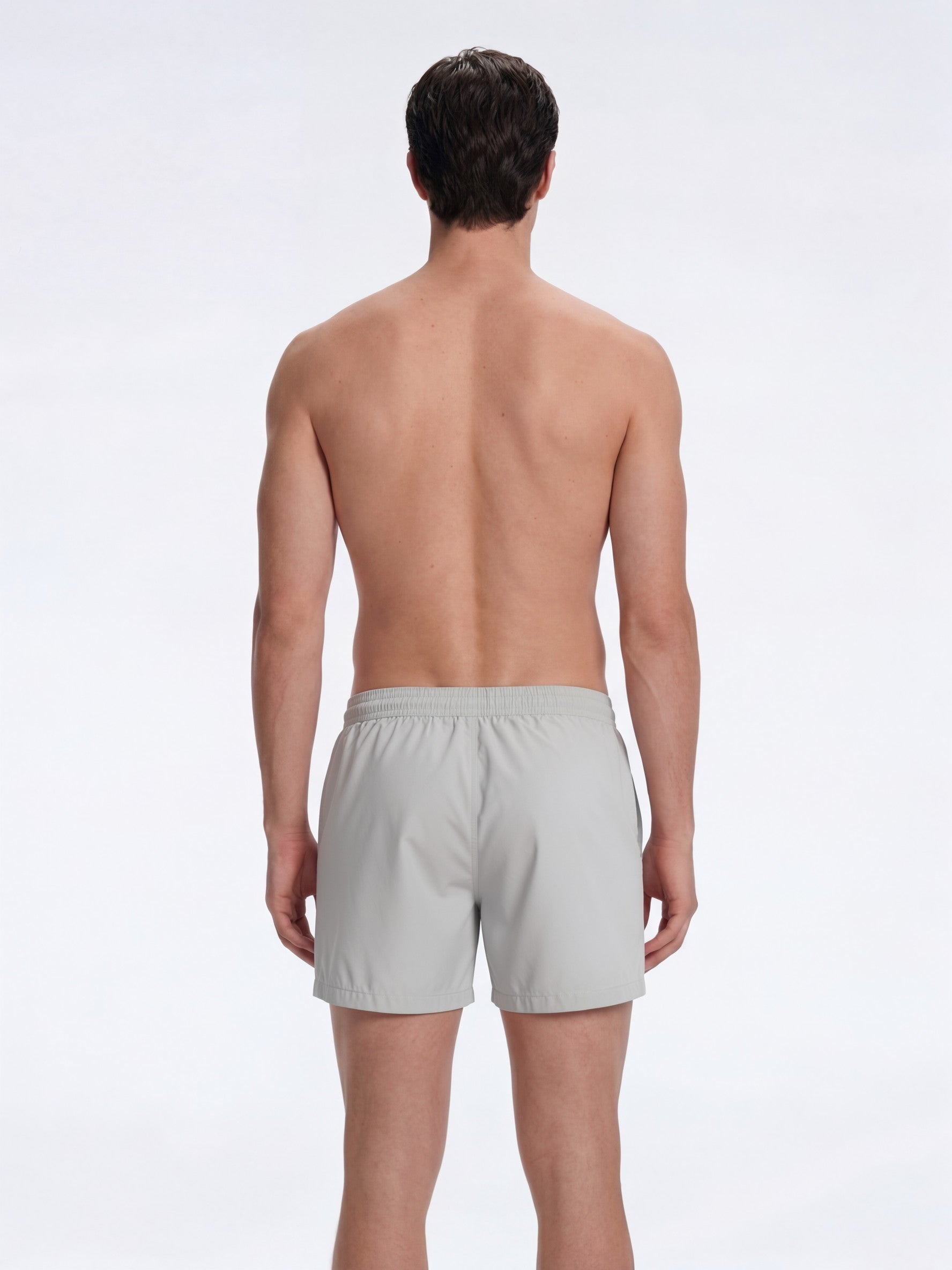 Louis Light Grey Quick-Dry Swim Shorts | Moeva | Shorts | Each week unveils new pieces—luxury swimwear, fluid resort silhouettes, and elevated summer-to-evening essentials designed to carry you from coastal escapes to city nights.