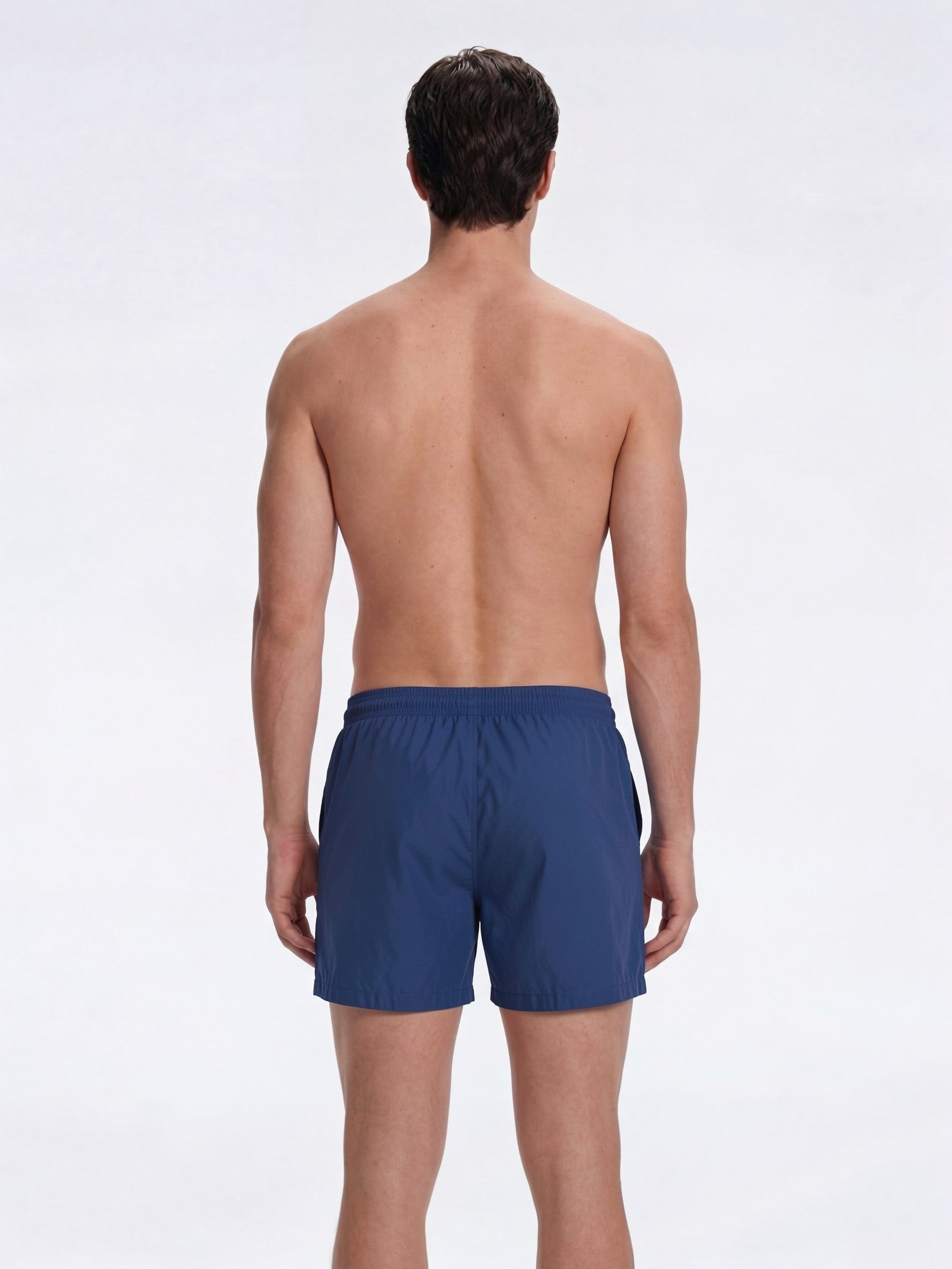 Louis Dark Blue Quick-Dry Swim Shorts | Moeva | Shorts | Each week unveils new pieces—luxury swimwear, fluid resort silhouettes, and elevated summer-to-evening essentials designed to carry you from coastal escapes to city nights.