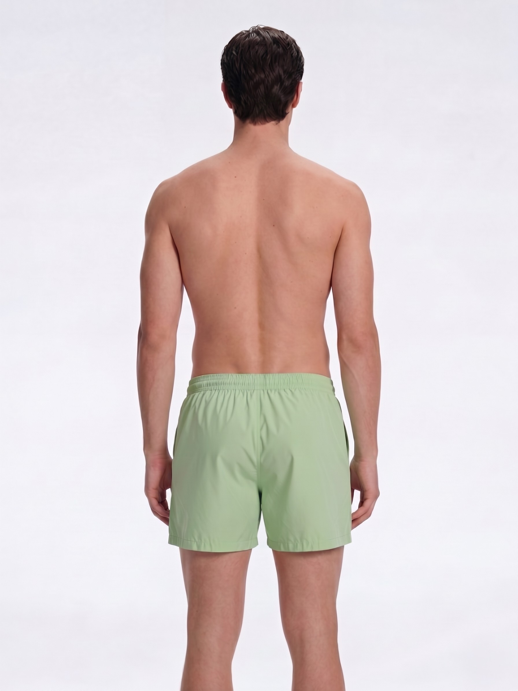 Louis Mint Green Quick-Dry Swim Shorts | Moeva | Shorts | Each week unveils new pieces—luxury swimwear, fluid resort silhouettes, and elevated summer-to-evening essentials designed to carry you from coastal escapes to city nights.