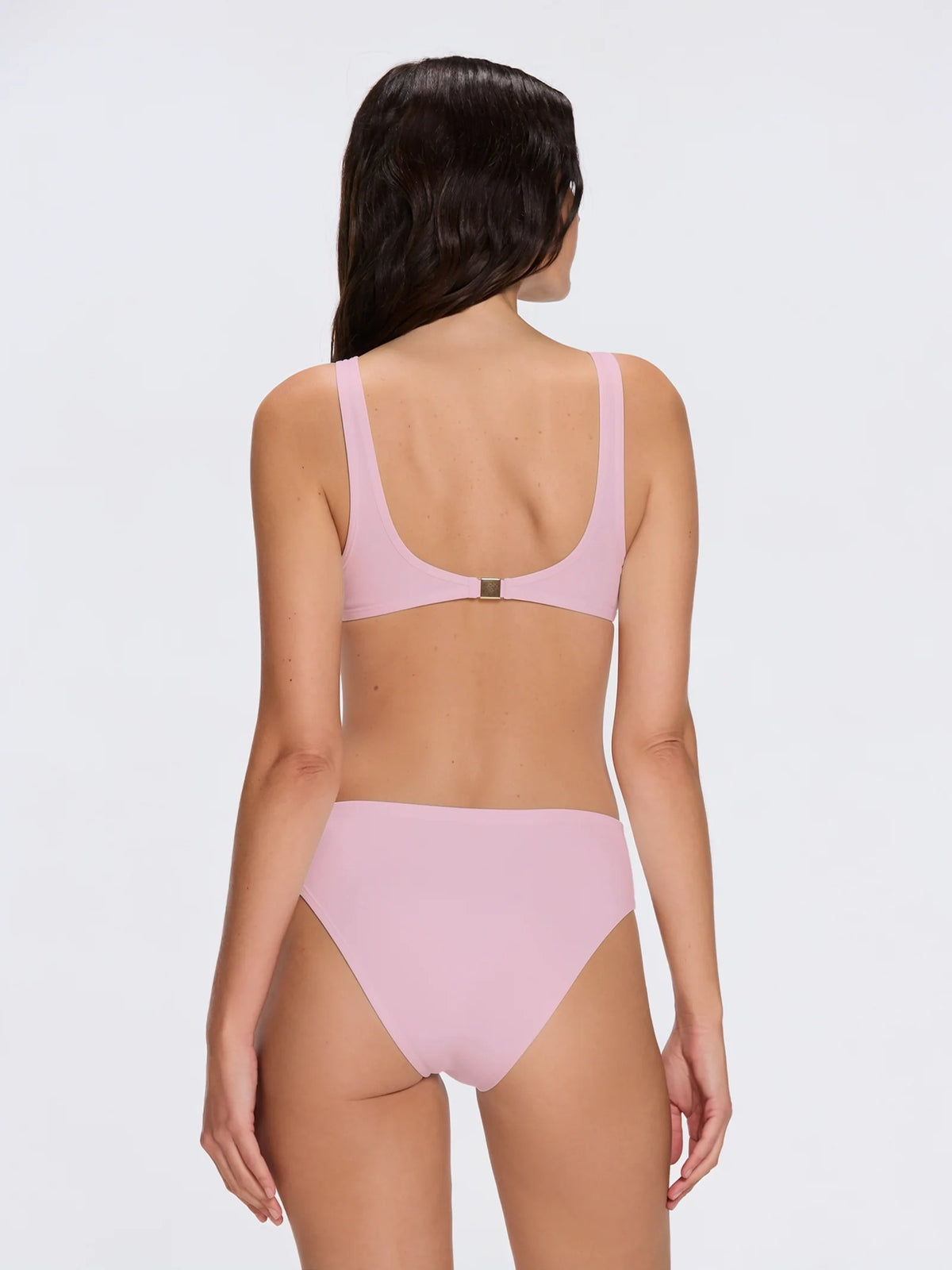 Honora Pink High Neck One Piece Swimsuit