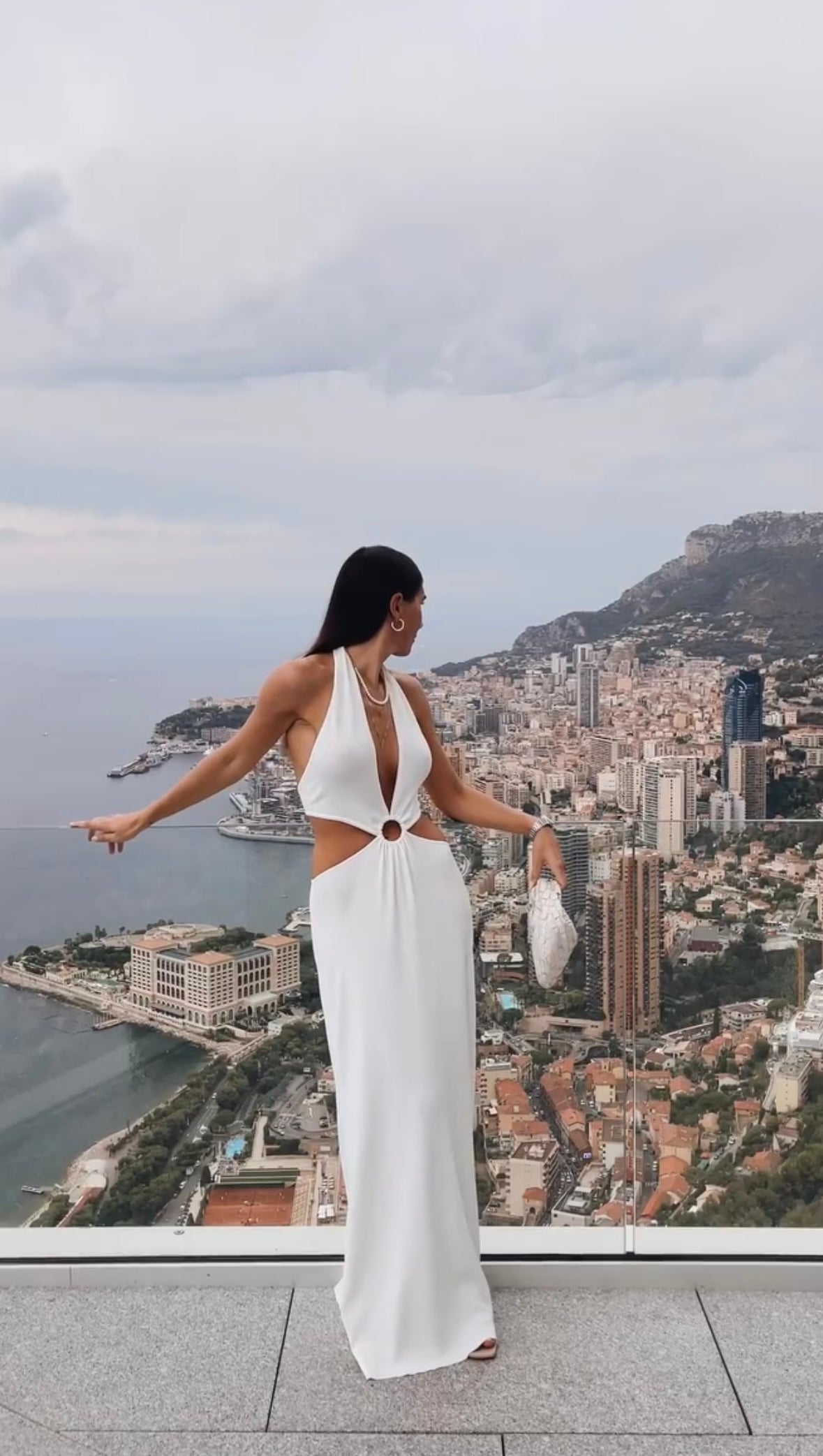 Julia Mateian - Clemence White Knitted Dress | Moeva | RTW Dresses | Each week unveils new pieces—luxury swimwear, fluid resort silhouettes, and elevated summer-to-evening essentials designed to carry you from coastal escapes to city nights.