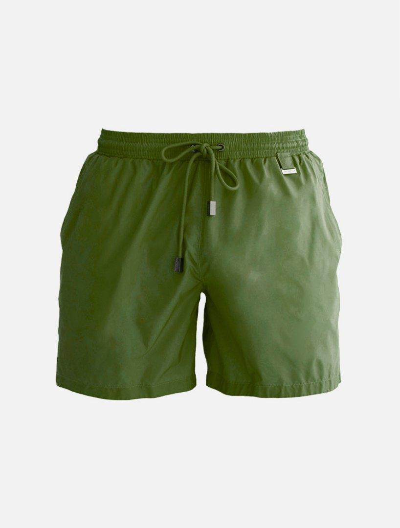 Louis Army Green Quick-Dry Swim Shorts | Moeva | Men Ultralight Swim Shorts | Each week unveils new pieces—luxury swimwear, fluid resort silhouettes, and elevated summer-to-evening essentials designed to carry you from coastal escapes to city nights.
