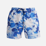 Louis Blue Abstract Quick-Dry Swim Shorts | Moeva | Men Ultralight Swim Shorts | Each week unveils new pieces—luxury swimwear, fluid resort silhouettes, and elevated summer-to-evening essentials designed to carry you from coastal escapes to city nights.