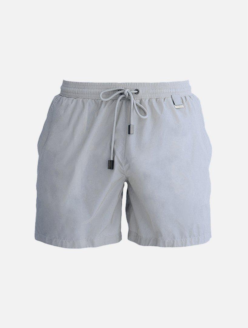 Louis Light Grey Quick-Dry Swim Shorts | Moeva | Men Ultralight Swim Shorts | Each week unveils new pieces—luxury swimwear, fluid resort silhouettes, and elevated summer-to-evening essentials designed to carry you from coastal escapes to city nights.
