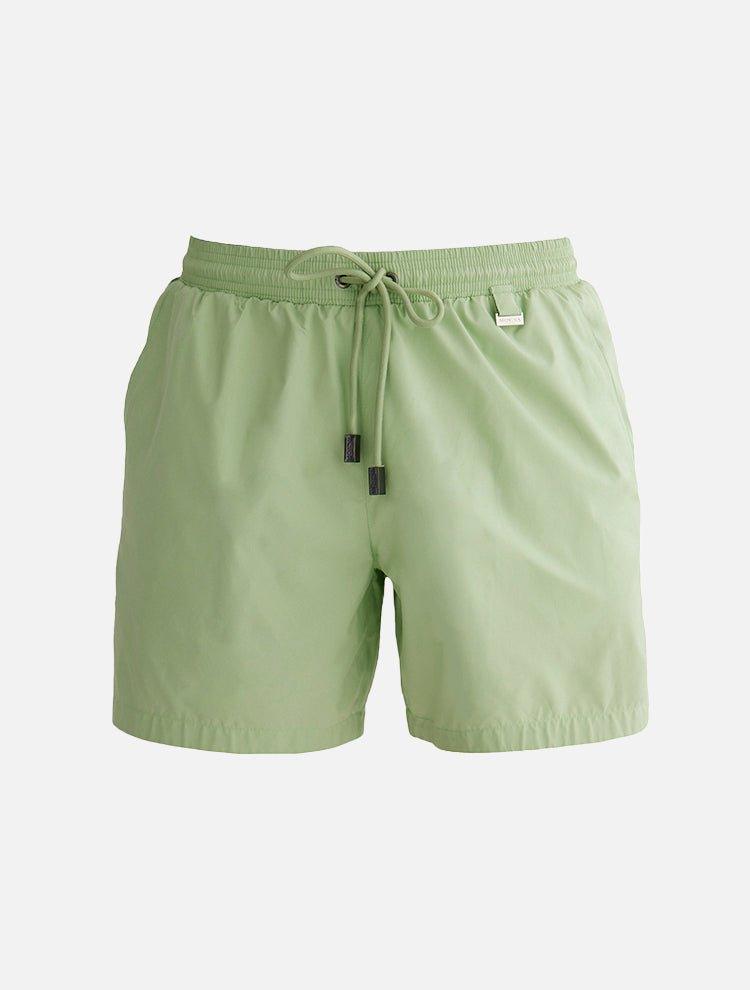 Louis Mint Green Quick-Dry Swim Shorts | Moeva | Men Ultralight Swim Shorts | Each week unveils new pieces—luxury swimwear, fluid resort silhouettes, and elevated summer-to-evening essentials designed to carry you from coastal escapes to city nights.