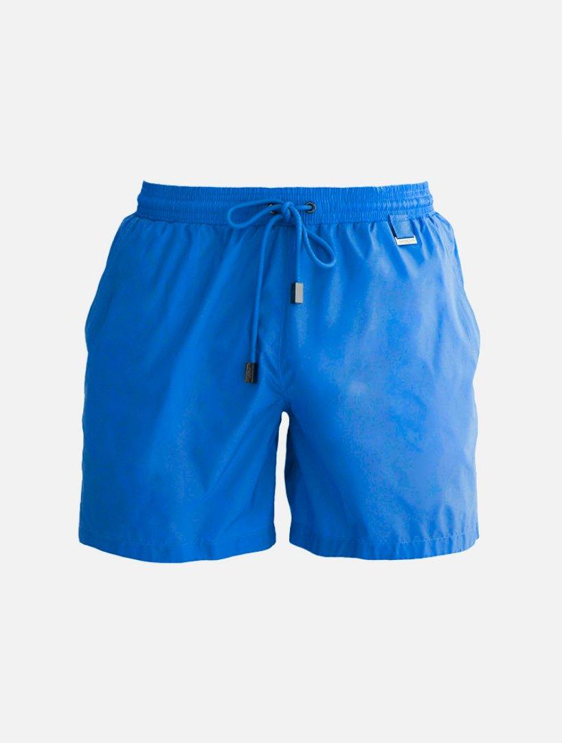Louis Sax Blue Quick-Dry Swim Shorts | Moeva | Men Ultralight Swim Shorts | Each week unveils new pieces—luxury swimwear, fluid resort silhouettes, and elevated summer-to-evening essentials designed to carry you from coastal escapes to city nights.