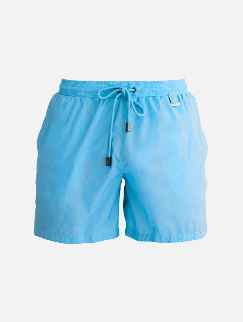 Louis Turquoise Quick-Dry Swim Shorts | Moeva | Men Ultralight Swim Shorts | Each week unveils new pieces—luxury swimwear, fluid resort silhouettes, and elevated summer-to-evening essentials designed to carry you from coastal escapes to city nights.