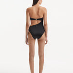 Gigi & Bella Hadid - Marilla Black Bandeau Satin Swimsuit | Moeva | Swimsuit | Each week unveils new pieces—luxury swimwear, fluid resort silhouettes, and elevated summer-to-evening essentials designed to carry you from coastal escapes to city nights.
