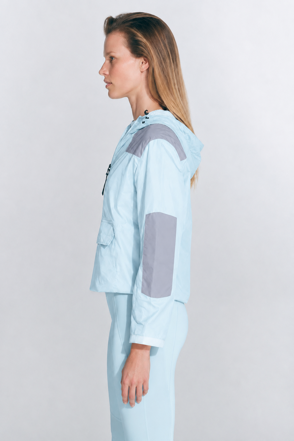 Marlena Green/Grey/White Jacket
