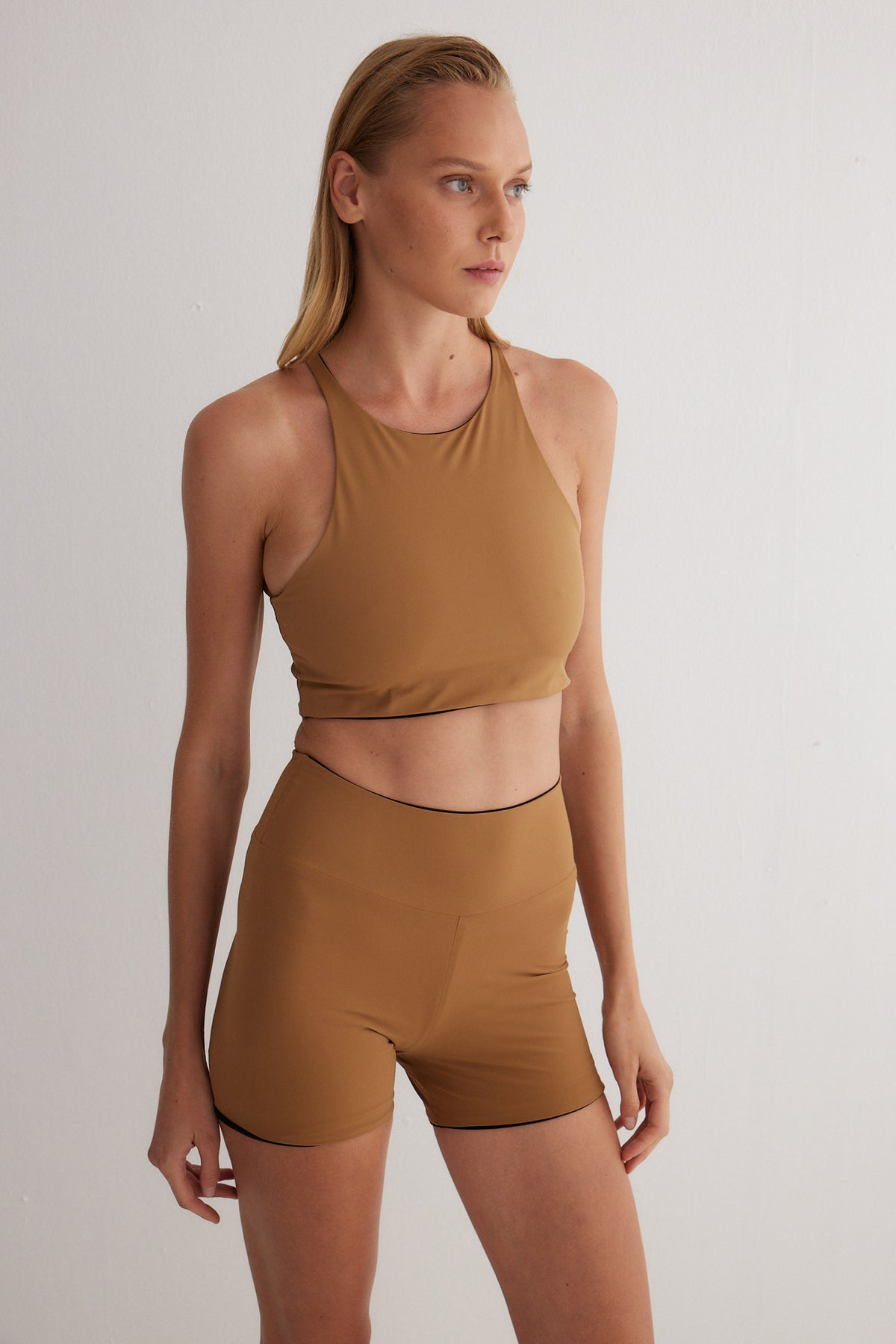 Rocco Black/Camel Reversible Shorts