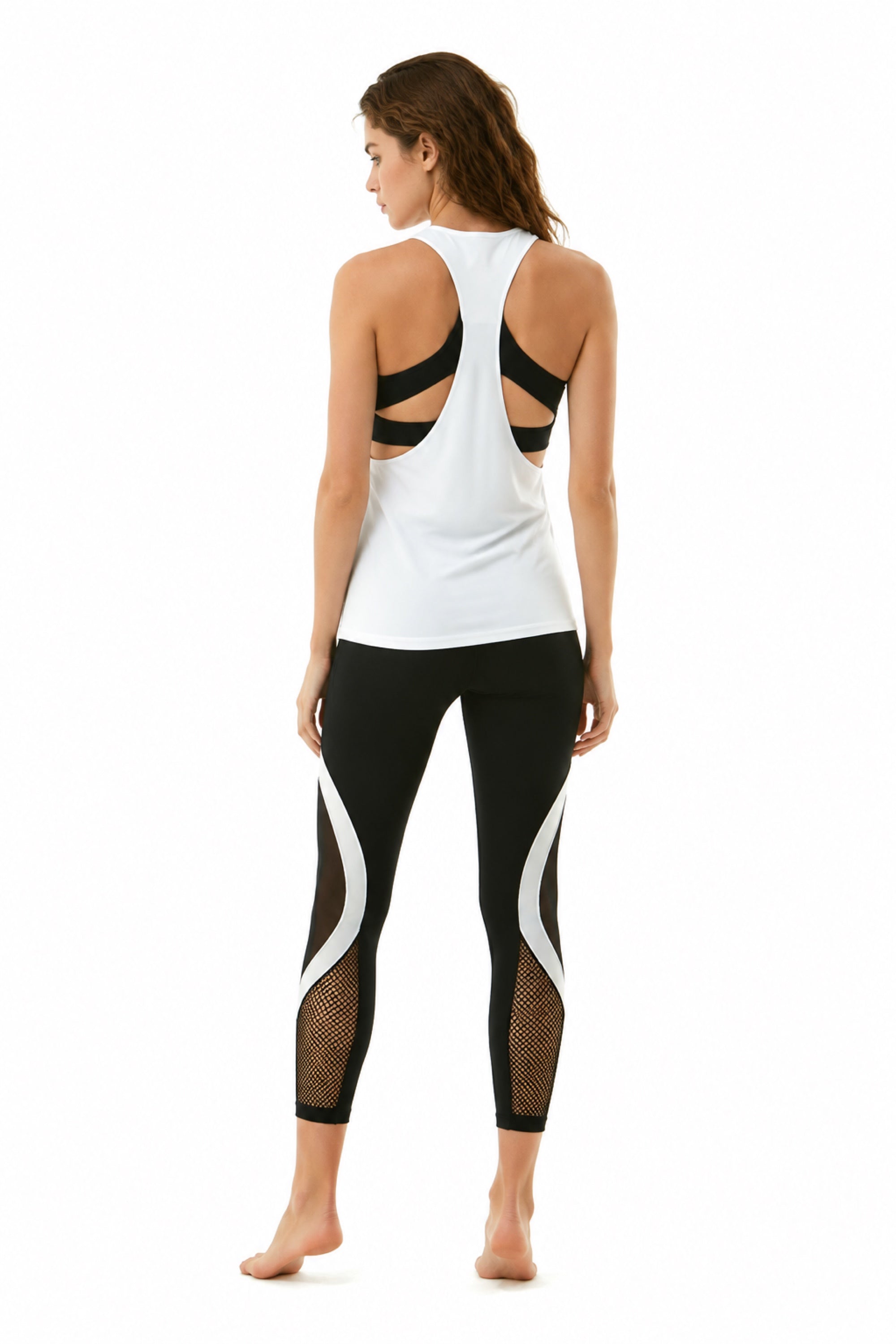 Sloane Black White Top