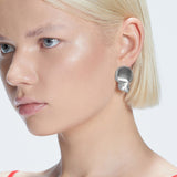 Tyla Silver Earrings | Moeva | Earring | Each week unveils new pieces—luxury swimwear, fluid resort silhouettes, and elevated summer-to-evening essentials designed to carry you from coastal escapes to city nights.