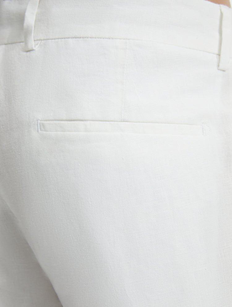 Andres Rasmussen - Harry White Linen Shirt with Spread Collar And Adrian Linen Straight-Leg Pants | Moeva | Set | Each week unveils new pieces—luxury swimwear, fluid resort silhouettes, and elevated summer-to-evening essentials designed to carry you from coastal escapes to city nights.