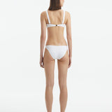 Aeron White Mid Coverage Bikini Bottom | Moeva | Bikini Bottom | Each week unveils new pieces—luxury swimwear, fluid resort silhouettes, and elevated summer-to-evening essentials designed to carry you from coastal escapes to city nights.