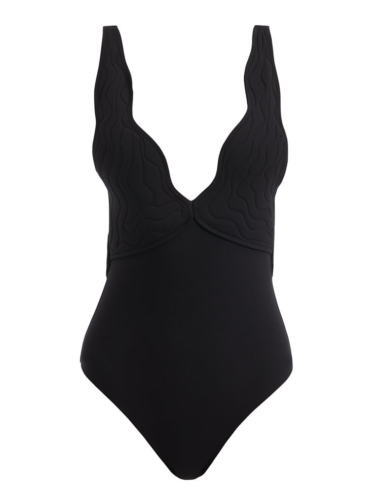 Breena Black Swimsuit -Swimsuit Moeva