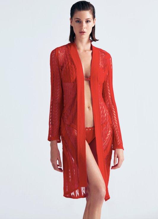 Chantel Long Sleeve Knit Mini Kaftan | Moeva | Kaftans | Each week unveils new pieces—luxury swimwear, fluid resort silhouettes, and elevated summer-to-evening essentials designed to carry you from coastal escapes to city nights.