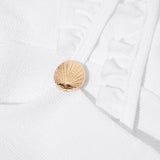 Dassy White Ruffle Strap Kids Bikini Set with Layered Skirt | Moeva | Kids Bikinis | Each week unveils new pieces—luxury swimwear, fluid resort silhouettes, and elevated summer-to-evening essentials designed to carry you from coastal escapes to city nights.