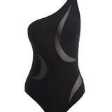 Delta Black One Shoulder Swimsuit | Moeva | Swimsuit | Each week unveils new pieces—luxury swimwear, fluid resort silhouettes, and elevated summer-to-evening essentials designed to carry you from coastal escapes to city nights.