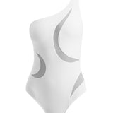 Delta White One Shoulder Swimsuit | Moeva | Swimsuit | Each week unveils new pieces—luxury swimwear, fluid resort silhouettes, and elevated summer-to-evening essentials designed to carry you from coastal escapes to city nights.
