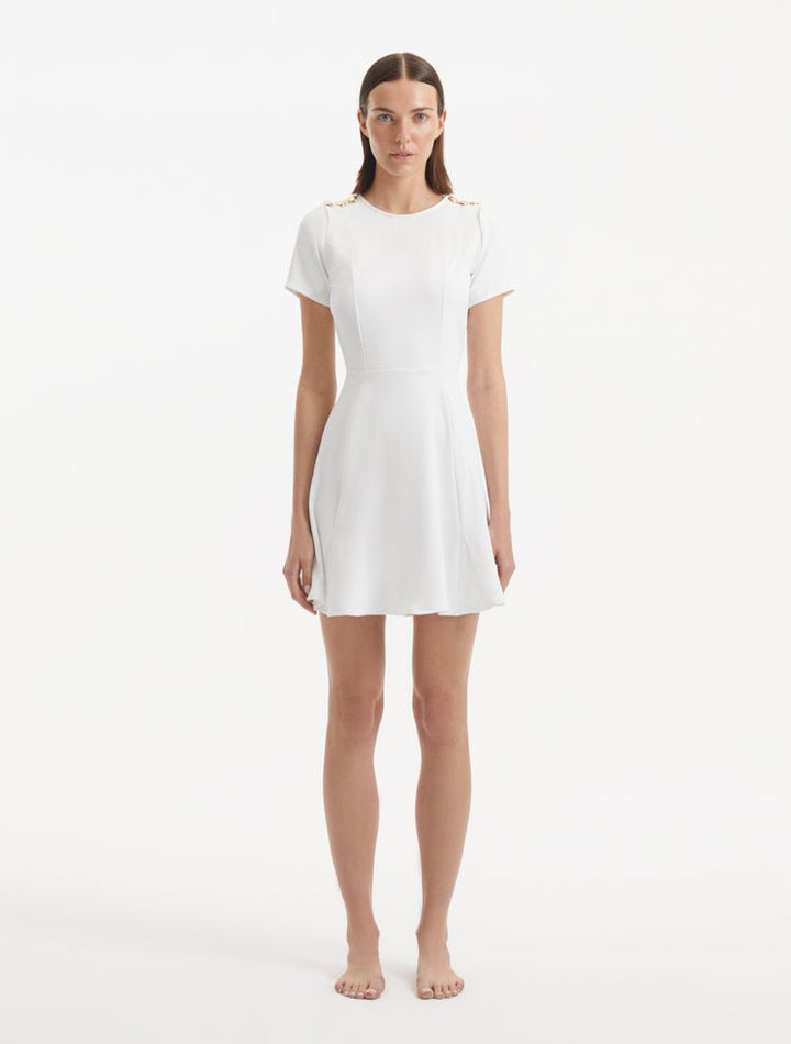 Derin White Dress -RTW Dresses Moeva