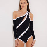 Farah Abdel Aziz - Dido Black/White Swimsuit | Moeva | Swimsuit | Each week unveils new pieces—luxury swimwear, fluid resort silhouettes, and elevated summer-to-evening essentials designed to carry you from coastal escapes to city nights.