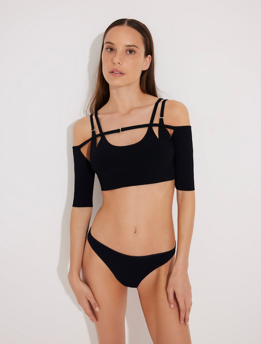 Erie Black Bikini Set -Bikini Sets Moeva