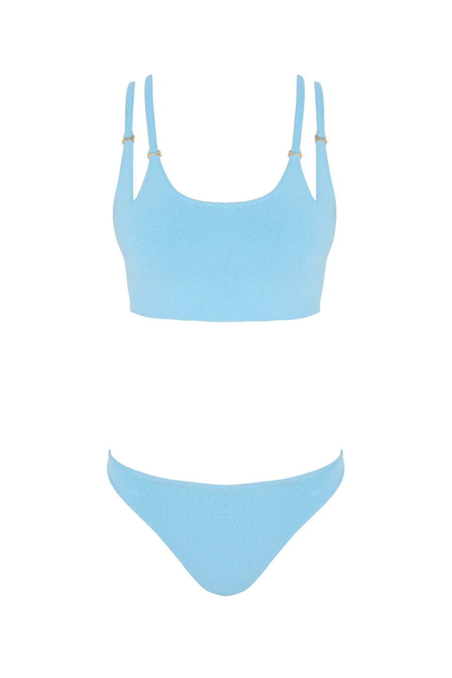 Erie Blue Bikini Set -Bikini Sets Moeva
