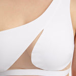 Harbor White One Shoulder Mid Coverage Solid Bikini Set | Moeva | Bikini Set | Each week unveils new pieces—luxury swimwear, fluid resort silhouettes, and elevated summer-to-evening essentials designed to carry you from coastal escapes to city nights.