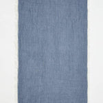 Ibiza Dark Blue/Ecru Towel | Moeva | Towel | Each week unveils new pieces—luxury swimwear, fluid resort silhouettes, and elevated summer-to-evening essentials designed to carry you from coastal escapes to city nights.