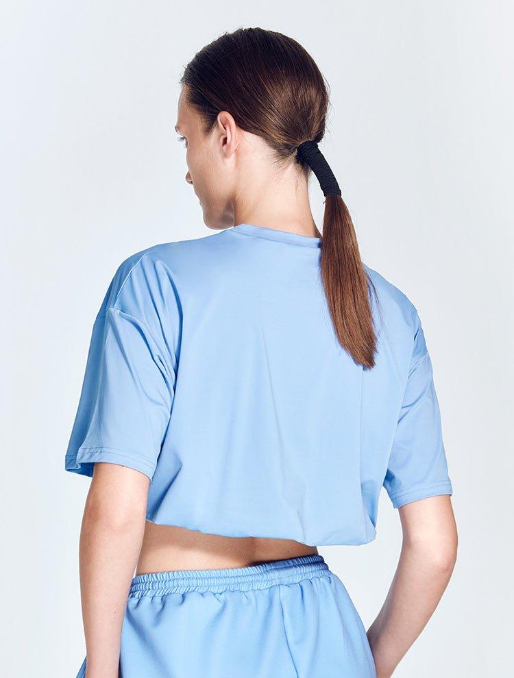 Isolde Blue Top | Moeva | Activewear | Each week unveils new pieces—luxury swimwear, fluid resort silhouettes, and elevated summer-to-evening essentials designed to carry you from coastal escapes to city nights.