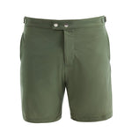 Jack Army Green Bulldog Swim Shorts | Moeva | Shorts | Each week unveils new pieces—luxury swimwear, fluid resort silhouettes, and elevated summer-to-evening essentials designed to carry you from coastal escapes to city nights.