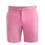 Jack Pink Bulldog Swim Shorts | Moeva | Shorts | Each week unveils new pieces—luxury swimwear, fluid resort silhouettes, and elevated summer-to-evening essentials designed to carry you from coastal escapes to city nights.