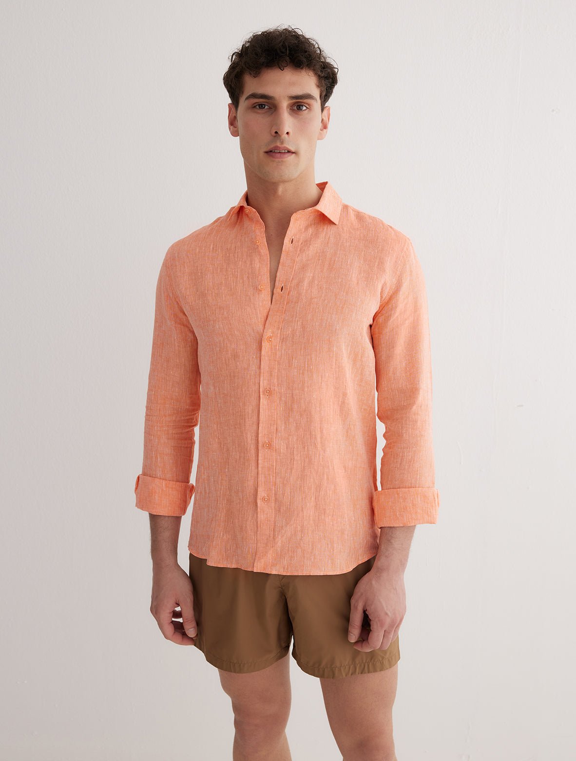 Joseph Turner Linen Shirt - Long Sleeve