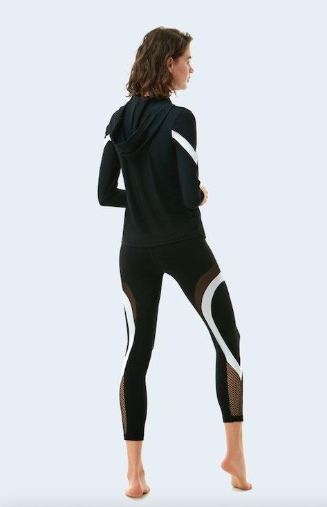 Laura Black/White Hoodie | Moeva | Activewear | Each week unveils new pieces—luxury swimwear, fluid resort silhouettes, and elevated summer-to-evening essentials designed to carry you from coastal escapes to city nights.