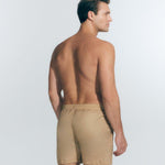 Louis Beige Quick-Dry Swim Shorts | Moeva | Shorts | Each week unveils new pieces—luxury swimwear, fluid resort silhouettes, and elevated summer-to-evening essentials designed to carry you from coastal escapes to city nights.