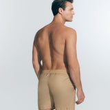 Louis Beige Quick-Dry Swim Shorts | Moeva | Men Ultralight Swim Shorts | Each week unveils new pieces—luxury swimwear, fluid resort silhouettes, and elevated summer-to-evening essentials designed to carry you from coastal escapes to city nights.