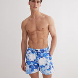 Louis Blue Abstract Quick-Dry Swim Shorts | Moeva | Men Ultralight Swim Shorts | Each week unveils new pieces—luxury swimwear, fluid resort silhouettes, and elevated summer-to-evening essentials designed to carry you from coastal escapes to city nights.