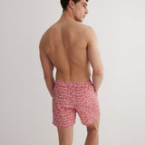 Louis Red Mosaic Quick-Dry Swim Shorts | Moeva | Men Ultralight Swim Shorts | Each week unveils new pieces—luxury swimwear, fluid resort silhouettes, and elevated summer-to-evening essentials designed to carry you from coastal escapes to city nights.