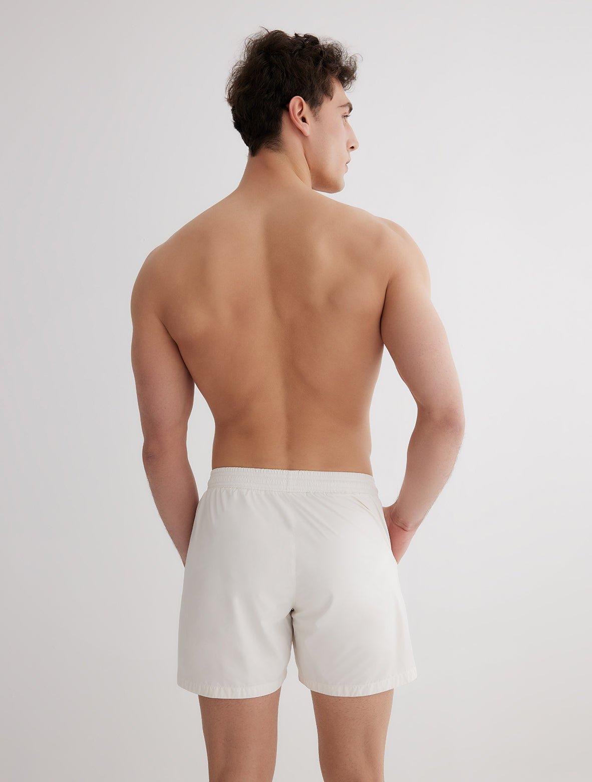 Miro Gerede Erkaya - Louis White Quick-Dry Swim Shorts | Moeva | Shorts | Each week unveils new pieces—luxury swimwear, fluid resort silhouettes, and elevated summer-to-evening essentials designed to carry you from coastal escapes to city nights.