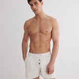 Miro Gerede Erkaya - Louis White Quick-Dry Swim Shorts | Moeva | Shorts | Each week unveils new pieces—luxury swimwear, fluid resort silhouettes, and elevated summer-to-evening essentials designed to carry you from coastal escapes to city nights.
