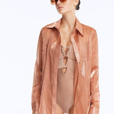 Marche Transparent Beige Sunglasses | Moeva | Sunglasses | Each week unveils new pieces—luxury swimwear, fluid resort silhouettes, and elevated summer-to-evening essentials designed to carry you from coastal escapes to city nights.