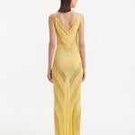 Sevval Sahin - Mimi Yellow Knit Sleeveless Maxi Dress | Moeva | Dress | Each week unveils new pieces—luxury swimwear, fluid resort silhouettes, and elevated summer-to-evening essentials designed to carry you from coastal escapes to city nights.